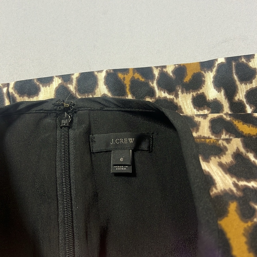 J. Crew leapard dress - Picture 3 of 9